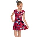 Handpaint Flowers Kids  Cap Sleeve Dress View1