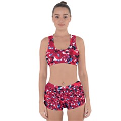 Handpaint Flowers Racerback Boyleg Bikini Set by Sparkle