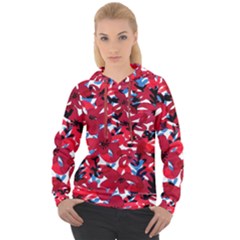 Handpaint Flowers Women s Overhead Hoodie by Sparkle