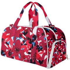 Handpaint Flowers Burner Gym Duffel Bag