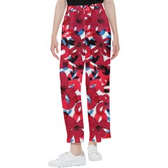 Handpaint Flowers Women s Pants  by Sparkle