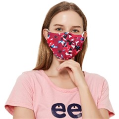 Handpaint Flowers Fitted Cloth Face Mask (adult) by Sparkle