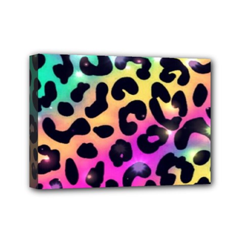 Animal Print Mini Canvas 7  X 5  (stretched) by Sparkle