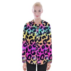 Animal Print Womens Long Sleeve Shirt