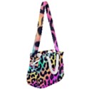 Animal Print Rope Handles Shoulder Strap Bag View2