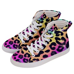 Animal Print Men s Hi-top Skate Sneakers by Sparkle