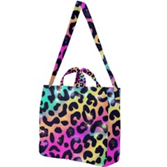 Animal Print Square Shoulder Tote Bag by Sparkle