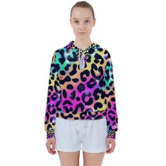 Animal Print Women s Tie Up Sweat by Sparkle