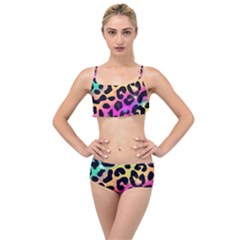 Animal Print Layered Top Bikini Set by Sparkle