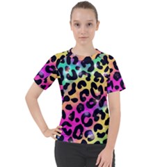 Animal Print Women s Sport Raglan Tee