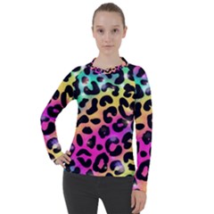 Animal Print Women s Pique Long Sleeve Tee