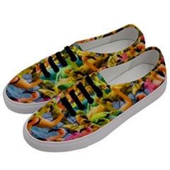 Rainbow Flamingos Men s Classic Low Top Sneakers by Sparkle