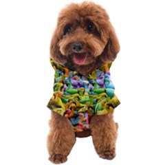 Rainbow Flamingos Dog Coat