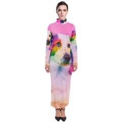 Rainbowdog Turtleneck Maxi Dress by Sparkle