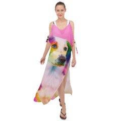 Rainbowdog Maxi Chiffon Cover Up Dress by Sparkle