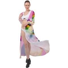 Rainbowdog Maxi Chiffon Beach Wrap by Sparkle