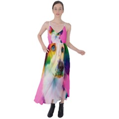 Rainbowdog Tie Back Maxi Dress by Sparkle