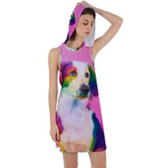 Rainbowdog Racer Back Hoodie Dress