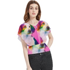 Rainbowdog Butterfly Chiffon Blouse