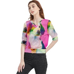 Rainbowdog Quarter Sleeve Blouse