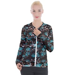 Realflowers Casual Zip Up Jacket by Sparkle