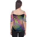 Rainbowwaves Cutout Shoulder Tee View2