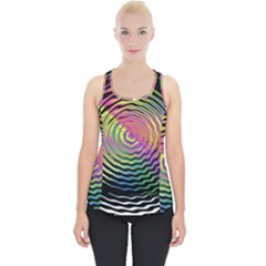 Rainbowwaves Piece Up Tank Top by Sparkle