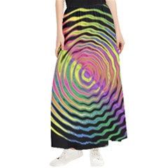 Rainbowwaves Maxi Chiffon Skirt