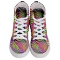 Rainbowwaves Men s Hi-Top Skate Sneakers View1