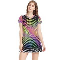 Rainbowwaves Women s Sports Skirt