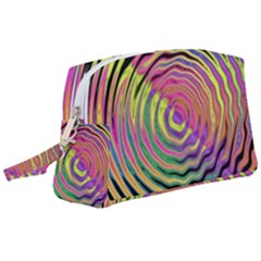 Rainbowwaves Wristlet Pouch Bag (large)