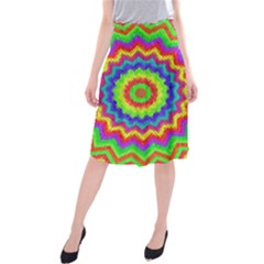 Masaic Colorflower Midi Beach Skirt by Sparkle