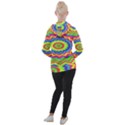 Masaic Colorflower Women s Hooded Pullover View2