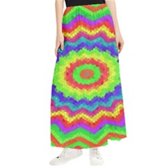 Masaic Colorflower Maxi Chiffon Skirt