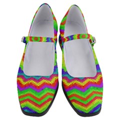 Masaic Colorflower Women s Mary Jane Shoes