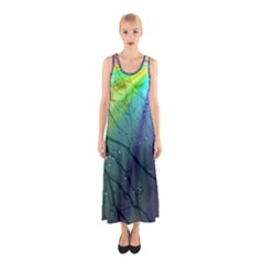 Rainbow Rain Sleeveless Maxi Dress by Sparkle