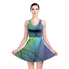 Rainbow Rain Reversible Skater Dress by Sparkle