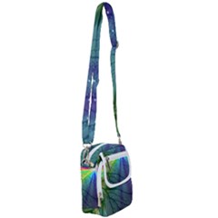 Rainbow Rain Shoulder Strap Belt Bag by Sparkle