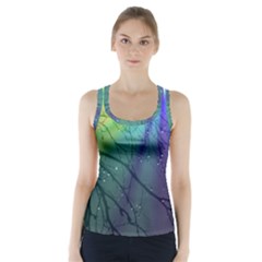 Rainbow Rain Racer Back Sports Top by Sparkle