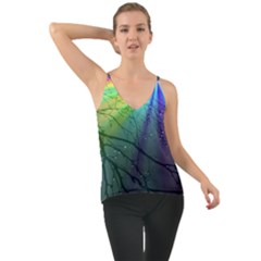 Rainbow Rain Chiffon Cami by Sparkle