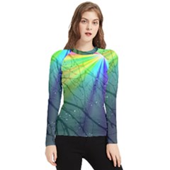 Rainbow Rain Women s Long Sleeve Rash Guard