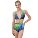 Rainbow Rain Tied Up Two Piece Swimsuit View1