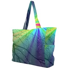 Rainbow Rain Simple Shoulder Bag by Sparkle