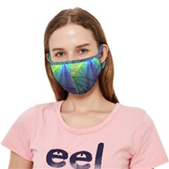 Rainbow Rain Crease Cloth Face Mask (adult)