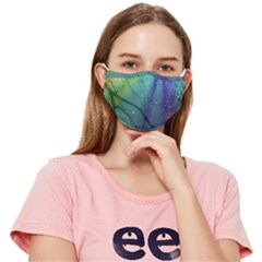 Rainbow Rain Fitted Cloth Face Mask (adult)