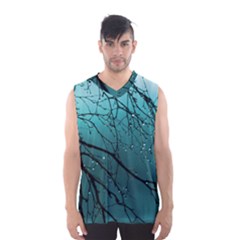 Raindrops Men s Basketball Tank Top by Sparkle