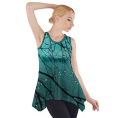 Raindrops Side Drop Tank Tunic by Sparkle