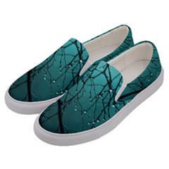 Raindrops Men s Canvas Slip Ons by Sparkle