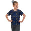 Tribal Festive Folk Pattern Kids  Mesh Piece Tee View1