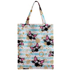 Halloween Bats Zipper Classic Tote Bag by Angelandspot